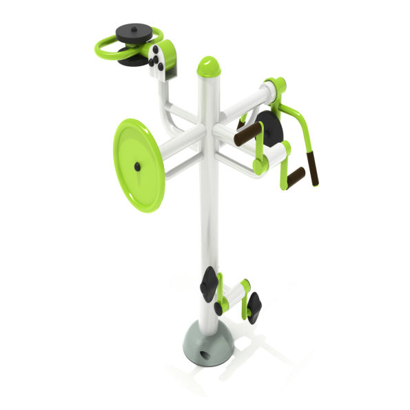 Accessible Quadruple Gym Station