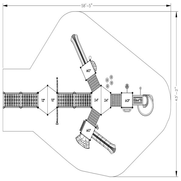 Bowling Berm Inclusive Play Structure