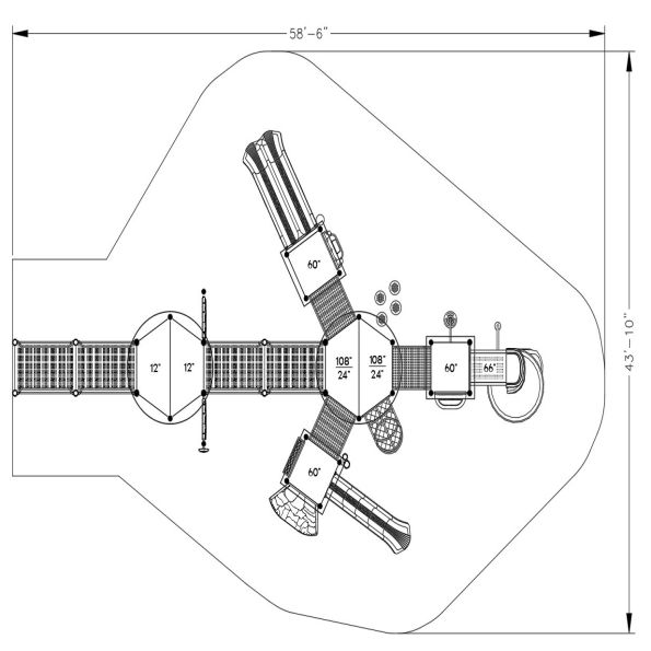 Glacier Bay Inclusive Play Structure