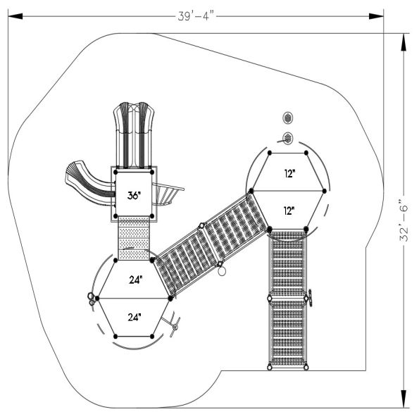 Gretna Greens Inclusive Play Structure