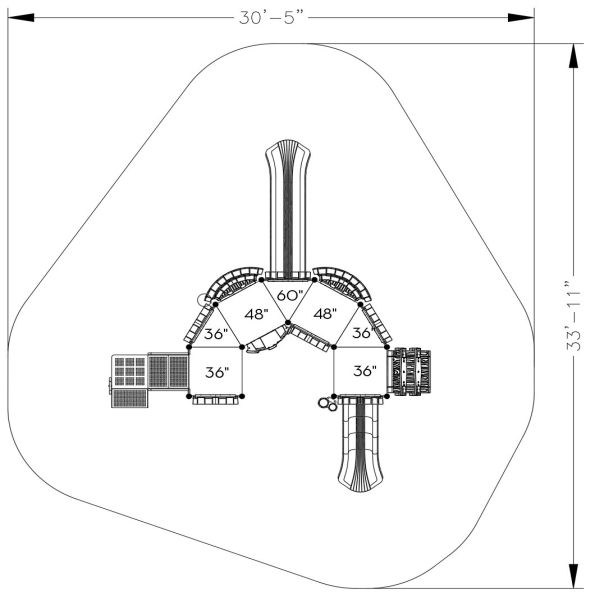 Lambkin's Lute Castle Spark Playground Structure