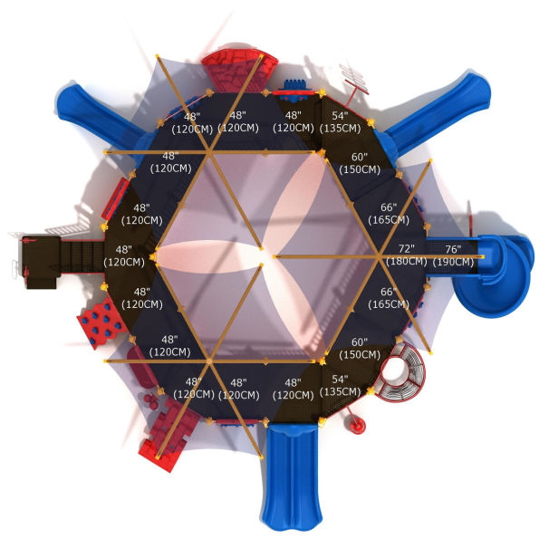 Sparta Gaga Ball Play Structure