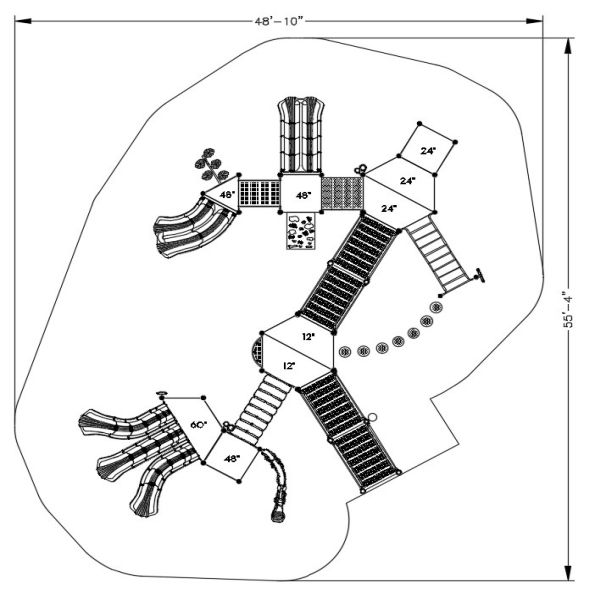 Noble Notch Inclusive Play Structure