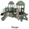 Ranger Color Scheme: Posts- Brown; Rails- Rainforest Green; Roofs/Climbers/Slides- Mossy Stone; Panels- Beige