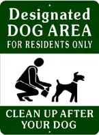 Dog Park Signs
