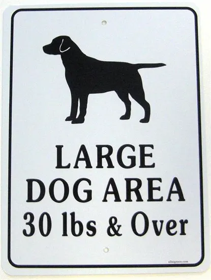 Dog Park Signs
