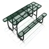 8 Ft. Expanded Steel Picnic Table thumbnail 8