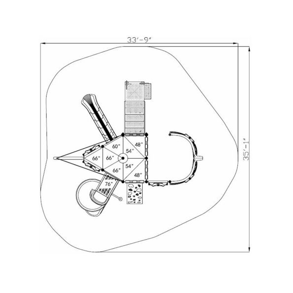 Alex Pirate Ship Play Structure