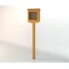 Outdoor Hinged Message Board - Small thumbnail 1