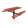6' Rectangular Single Pedestal Table thumbnail 1
