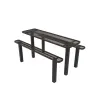 Rectangular Independent Pedestal Table thumbnail 4