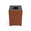 Standard Square Trash Receptacle thumbnail 3