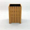 32 Gallon Heavy Duty Square Trash Receptacle thumbnail 1