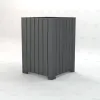 32 Gallon Heavy Duty Square Trash Receptacle thumbnail 3