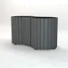 32 Gallon Standard Round Multi-Can Trash Receptacle thumbnail 3