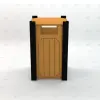 32 Gallon Ridgeview Trash Receptacle thumbnail 1