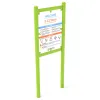 Double-Sided Safety and Welcome Sign thumbnail 1