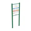 Double-Sided Safety and Welcome Sign thumbnail 2