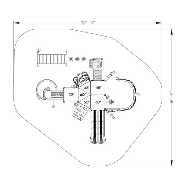 Bellcow Pirate Ship Play Structure