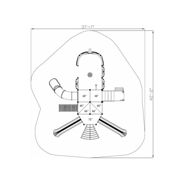 Aluma Pirate Ship Play Structure