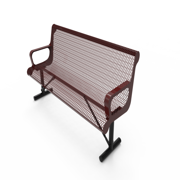 Contoured Bench with Arm