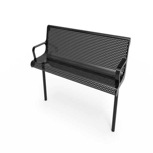Contoured Bench with Arm