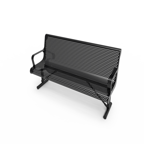 Contoured Bench with Arm