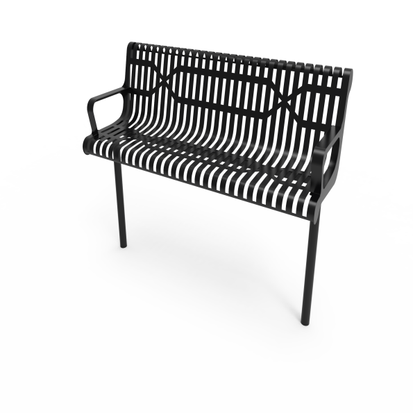 Contoured Bench with Arm