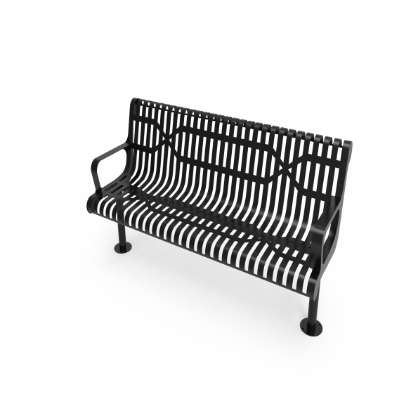Contoured Bench with Arm
