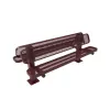 Double Pedestal Bench with Back thumbnail 2