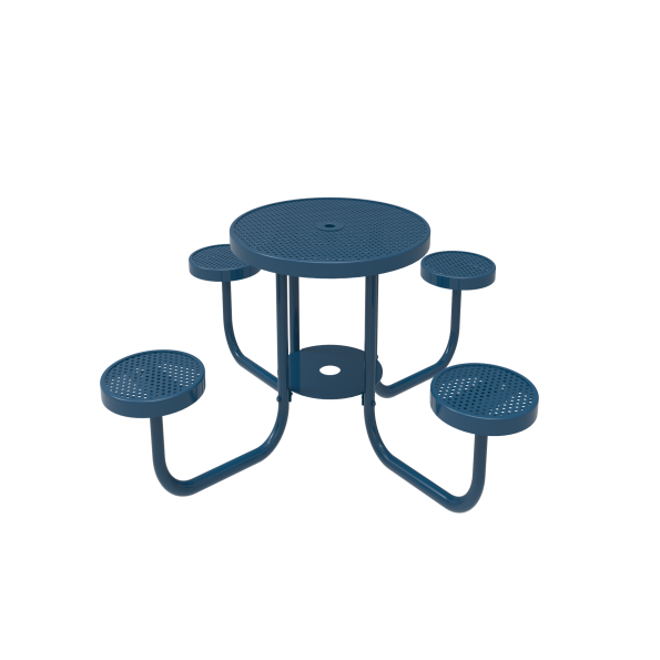 36" Round Patio Table with Round Seats