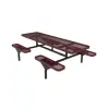 8' Rectangular Nexus Pedestal Table thumbnail 2