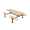8' Rectangular Nexus Pedestal Table thumbnail 4