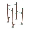 Inclined Quadruple Station Chin Up Bars thumbnail 4