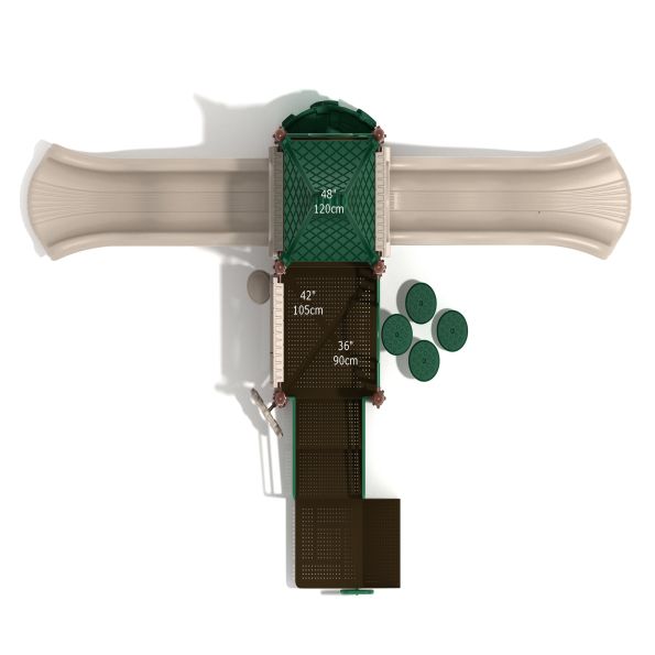 Minstrel's Merriment Castle Spark Playground Structure