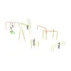 9 Piece Advanced Kids Gym Course thumbnail 1