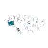 16 Piece Premier Kids Gym Course thumbnail 1
